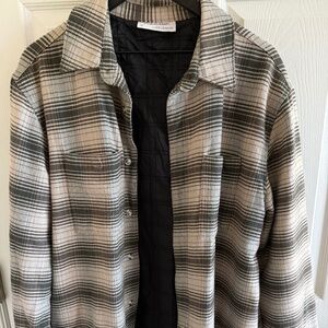 Calvin Klein plaid jacket